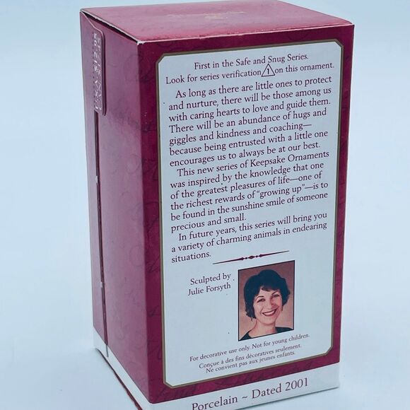 Hallmark Keepsake Ornament 2001 Safe & Snug Penguin Mom and Baby NEW - Picture 3 of 6